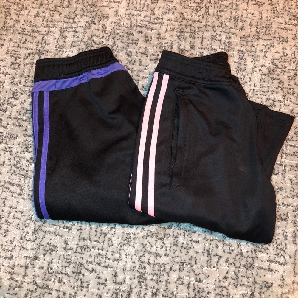 BUNDLE Adidas Pink & Purple Climacool Joggers Size XS